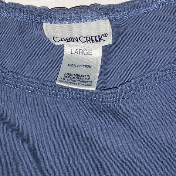 Cabin Creek Cotton Summer Tee - Size L - Picture 2 of 4